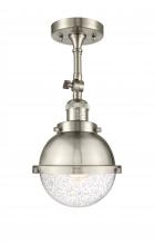 Innovations Lighting 201F-SN-HFS-64-SN-LED - Hampden - 1 Light - 7 inch - Brushed Satin Nickel - Semi-Flush Mount