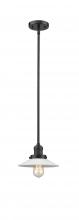 Innovations Lighting 201S-OB-G1-LED - Halophane - 1 Light - 9 inch - Oil Rubbed Bronze - Stem Hung - Mini Pendant