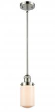  201S-PN-G311 - Dover - 1 Light - 5 inch - Polished Nickel - Stem Hung - Mini Pendant