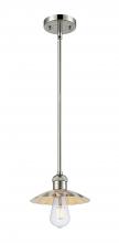 Innovations Lighting 201S-PN-M17-PN - Scallop - 1 Light - 8 inch - Polished Nickel - Mini Pendant