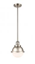  201S-SN-HFS-61-SN - Hampden - 1 Light - 7 inch - Brushed Satin Nickel - Stem Hung - Mini Pendant