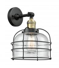  203-BAB-G74-CE - Bell Cage - 1 Light - 9 inch - Black Antique Brass - Sconce