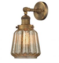 Innovations Lighting 203-BB-G146 - Chatham - 1 Light - 7 inch - Brushed Brass - Sconce