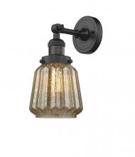 Innovations Lighting 203-BK-G146-LED - Chatham - 1 Light - 7 inch - Matte Black - Sconce