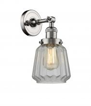 Innovations Lighting 203-PN-G142-LED - Chatham - 1 Light - 7 inch - Polished Nickel - Sconce