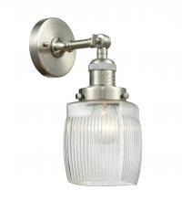 Innovations Lighting 203-SN-G302-LED - Colton - 1 Light - 6 inch - Brushed Satin Nickel - Sconce