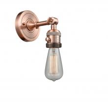  203SW-AC - Bare Bulb - 1 Light - 5 inch - Antique Copper - Sconce