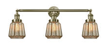 Innovations Lighting 205-AB-G146 - Chatham - 3 Light - 30 inch - Antique Brass - Bath Vanity Light