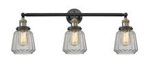 Innovations Lighting 205-BAB-G142-LED - Chatham - 3 Light - 30 inch - Black Antique Brass - Bath Vanity Light