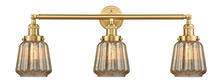 Innovations Lighting 205-SG-G146-LED - Chatham - 3 Light - 30 inch - Satin Gold - Bath Vanity Light