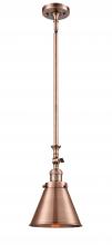 Innovations Lighting 206-AC-M13-AC-LED - Appalachian - 1 Light - 8 inch - Antique Copper - Stem Hung - Mini Pendant