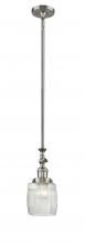 Innovations Lighting 206-SN-G302-LED - Colton - 1 Light - 6 inch - Brushed Satin Nickel - Stem Hung - Mini Pendant