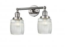 Innovations Lighting 208-PN-G302-LED - Colton - 2 Light - 16 inch - Polished Nickel - Bath Vanity Light