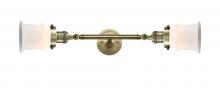  208L-AB-G181S - Canton - 2 Light - 6 inch - Antique Brass - Bath Vanity Light