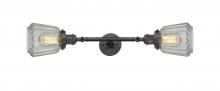  208L-OB-G142 - Chatham - 2 Light - 7 inch - Oil Rubbed Bronze - Bath Vanity Light