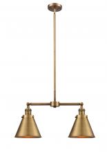 Innovations Lighting 209-BB-M13-BB-LED - Appalachian - 2 Light - 23 inch - Brushed Brass - Stem Hung - Island Light