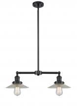 Innovations Lighting 209-OB-G2-LED - Halophane - 2 Light - 21 inch - Oil Rubbed Bronze - Stem Hung - Island Light