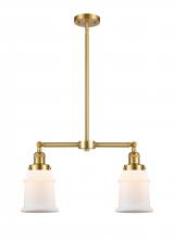  209-SG-G181 - Canton - 2 Light - 21 inch - Satin Gold - Stem Hung - Island Light