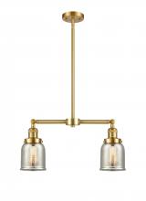 Innovations Lighting 209-SG-G58-LED - Bell - 2 Light - 21 inch - Satin Gold - Stem Hung - Island Light