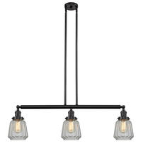 Innovations Lighting 213-OB-G142-LED - Chatham - 3 Light - 39 inch - Oil Rubbed Bronze - Stem Hung - Island Light