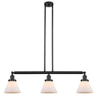 Innovations Lighting 213-OB-G41 - Cone - 3 Light - 40 inch - Oil Rubbed Bronze - Stem Hung - Island Light