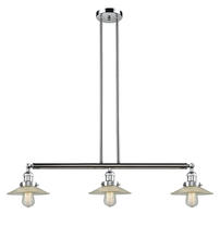  213-PC-G2 - Halophane - 3 Light - 41 inch - Polished Chrome - Stem Hung - Island Light