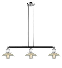 Innovations Lighting 213-PN-G2-LED - Halophane - 3 Light - 41 inch - Polished Nickel - Stem Hung - Island Light