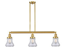 Innovations Lighting 213-SG-G192-LED - Bellmont - 3 Light - 39 inch - Satin Gold - Stem Hung - Island Light