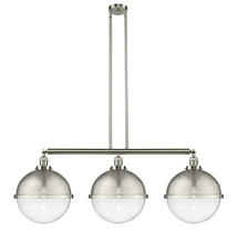 Innovations Lighting 213-SN-HFS-124-SN-LED - Hampden - 3 Light - 45 inch - Brushed Satin Nickel - Stem Hung - Island Light