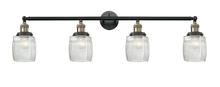 Innovations Lighting 215-BAB-G302-LED - Colton - 4 Light - 42 inch - Black Antique Brass - Bath Vanity Light