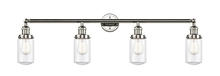  215-PN-G312 - Dover - 4 Light - 43 inch - Polished Nickel - Bath Vanity Light