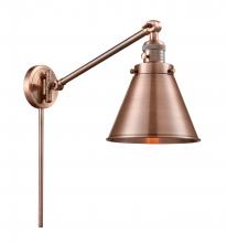 Innovations Lighting 237-AC-M13-AC-LED - Appalachian - 1 Light - 8 inch - Antique Copper - Swing Arm