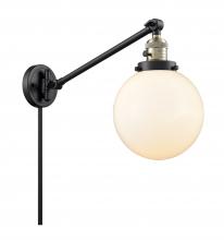  237-BAB-G201-8 - Beacon - 1 Light - 8 inch - Black Antique Brass - Swing Arm