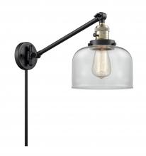  237-BAB-G72 - Bell - 1 Light - 8 inch - Black Antique Brass - Swing Arm