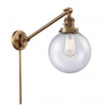  237-BB-G204-8 - Beacon - 1 Light - 8 inch - Brushed Brass - Swing Arm