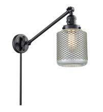 Innovations Lighting 237-BK-G262-LED - Stanton - 1 Light - 6 inch - Matte Black - Swing Arm