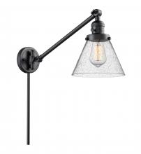 Innovations Lighting 237-BK-G44-LED - Cone - 1 Light - 8 inch - Matte Black - Swing Arm