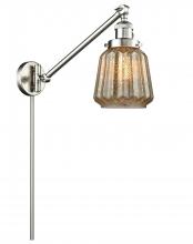 Innovations Lighting 237-SN-G146-LED - Chatham - 1 Light - 8 inch - Brushed Satin Nickel - Swing Arm