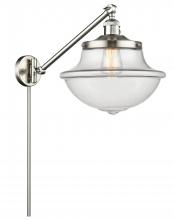  237-SN-G542 - Oxford - 1 Light - 12 inch - Brushed Satin Nickel - Swing Arm