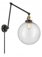  238-BAB-G204-12 - Beacon - 1 Light - 12 inch - Black Antique Brass - Swing Arm