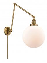  238-BB-G201-10 - Beacon - 1 Light - 10 inch - Brushed Brass - Swing Arm