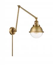 Innovations Lighting 238-BB-HFS-62-BB - Hampden - 1 Light - 7 inch - Brushed Brass - Swing Arm