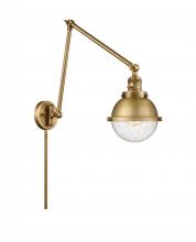 Innovations Lighting 238-BB-HFS-64-BB-LED - Hampden - 1 Light - 7 inch - Brushed Brass - Swing Arm