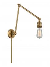  238-BB - Bare Bulb - 1 Light - 5 inch - Brushed Brass - Swing Arm