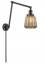 Innovations Lighting 238-OB-G146-LED - Chatham - 1 Light - 8 inch - Oil Rubbed Bronze - Swing Arm