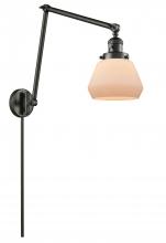 Innovations Lighting 238-OB-G171-LED - Fulton - 1 Light - 8 inch - Oil Rubbed Bronze - Swing Arm