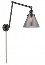 Innovations Lighting 238-OB-G43-LED - Cone - 1 Light - 8 inch - Oil Rubbed Bronze - Swing Arm