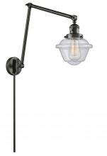 Innovations Lighting 238-OB-G534-LED - Oxford - 1 Light - 8 inch - Oil Rubbed Bronze - Swing Arm