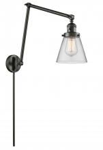 Innovations Lighting 238-OB-G62-LED - Cone - 1 Light - 8 inch - Oil Rubbed Bronze - Swing Arm