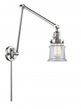  238-PC-G182S - Canton - 1 Light - 8 inch - Polished Chrome - Swing Arm